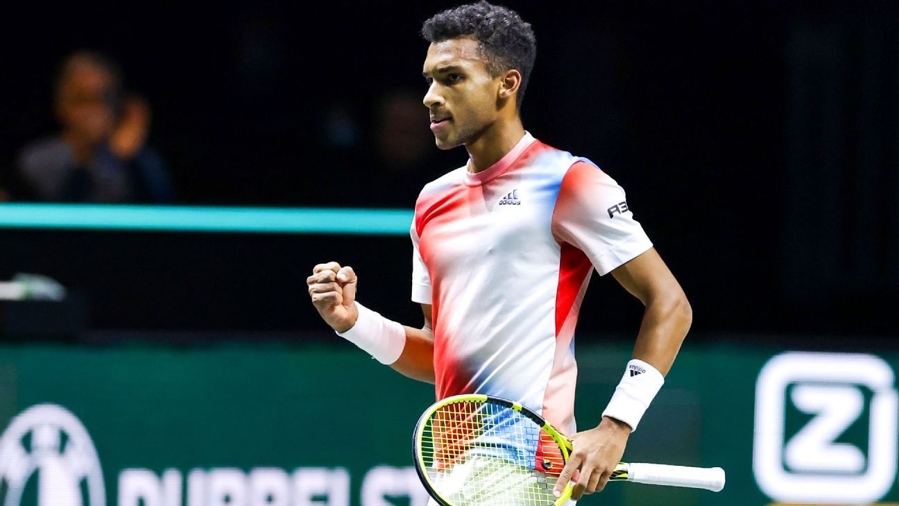 Félix AugerAliassime, estrella del Caen Open en diciembre ESPN