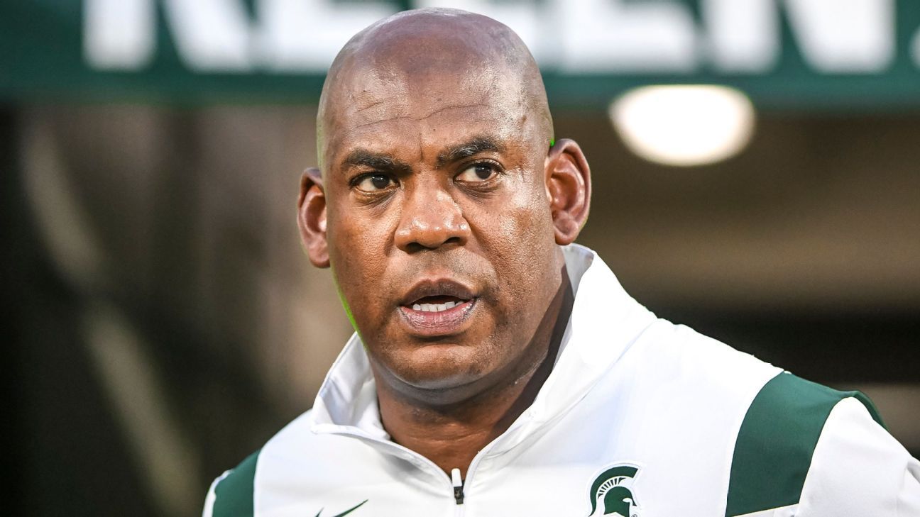 Michigan State begins the process of firing coach Mel Tucker