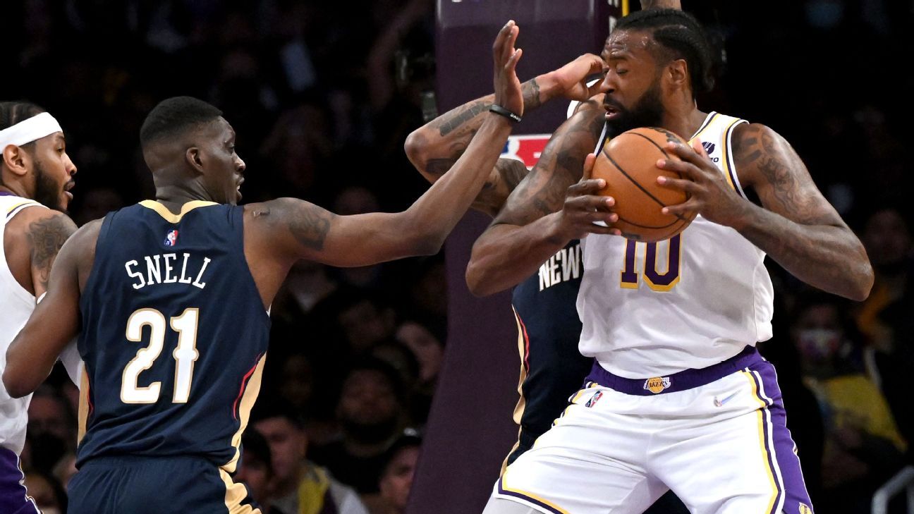 Sixers Emerging as Frontrunners to Land Lakers' DeAndre Jordan - Sports  Illustrated Philadelphia 76ers News, Analysis and More