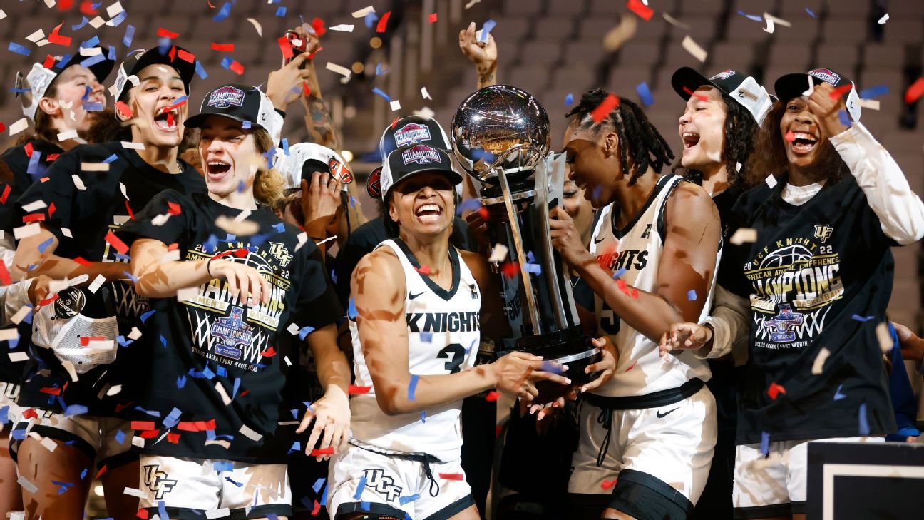 Women's college basketball 2022 conference tournament brackets