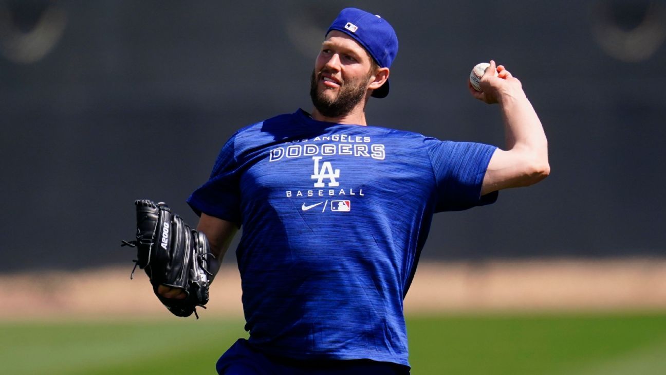 Cheap Los-Angeles Dodgers Clayton Kershaw Inverted Fan Throwback