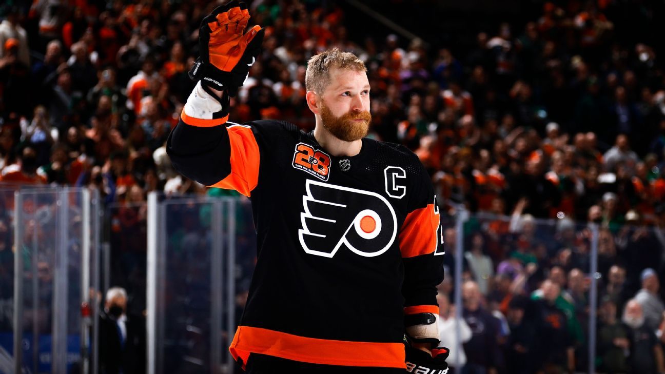Free of Flyers captaincy, Claude Giroux embraces a complementary role on  Panthers: 'You go out there and just play' - The Athletic