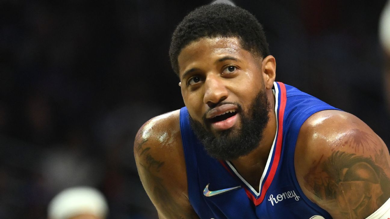Paul George returns to first practice in months for Clippers after UCL  injury