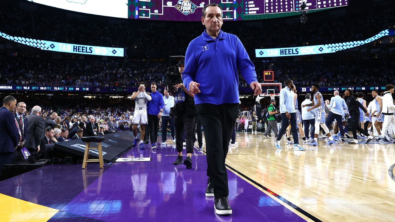 Coach K's career didn't end with a win but did end with a fitting spectacle