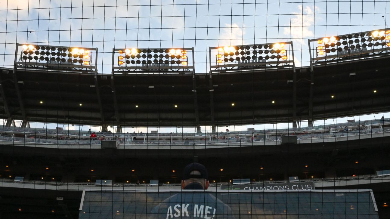 Lights out! Mets-Nationals game delayed 14 minutes due to power ...