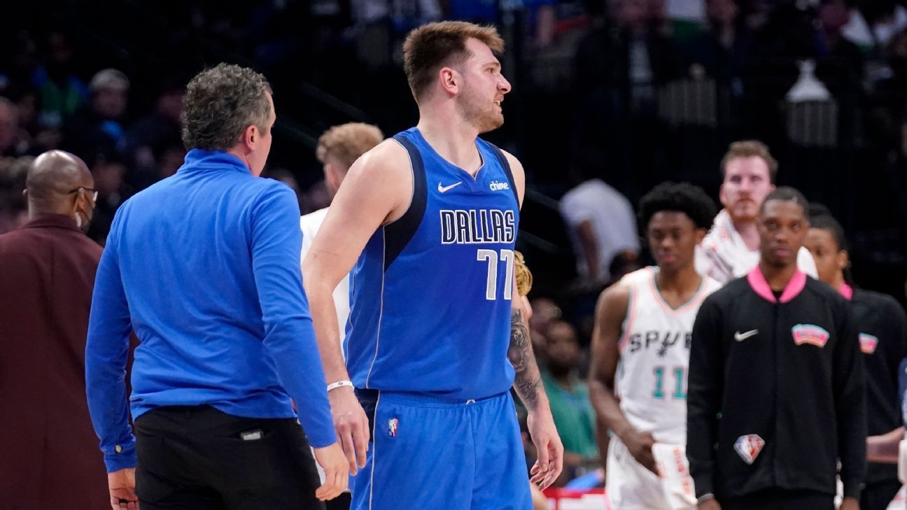 Luka Doncic speaks to media Wednesday for first time since calf