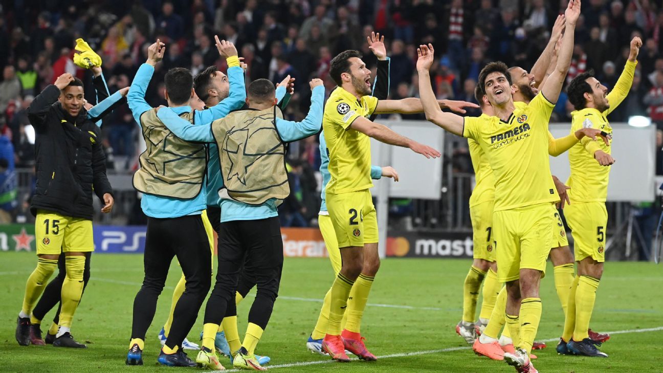 Villarreal's Champions League run continues as Bayern Munich waste key chances