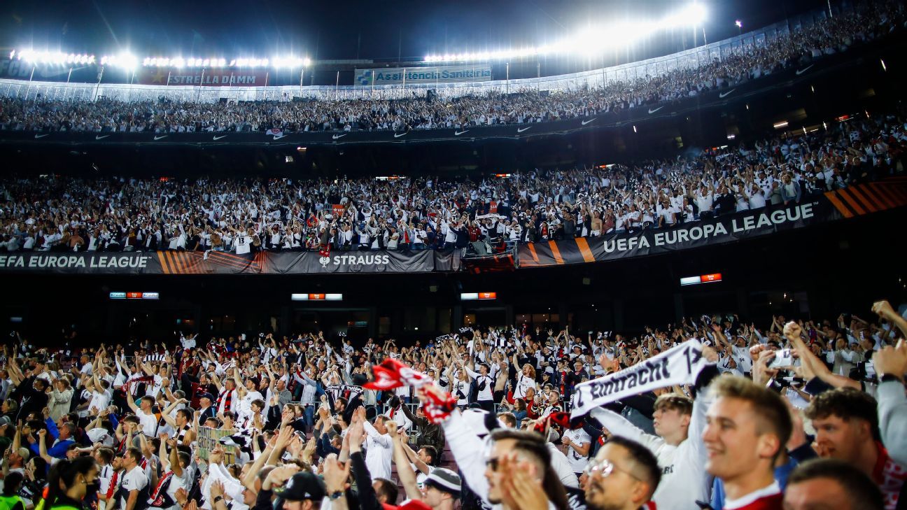 How Eintracht Frankfurt fans filled Camp Nou, and it about football's ticketing model