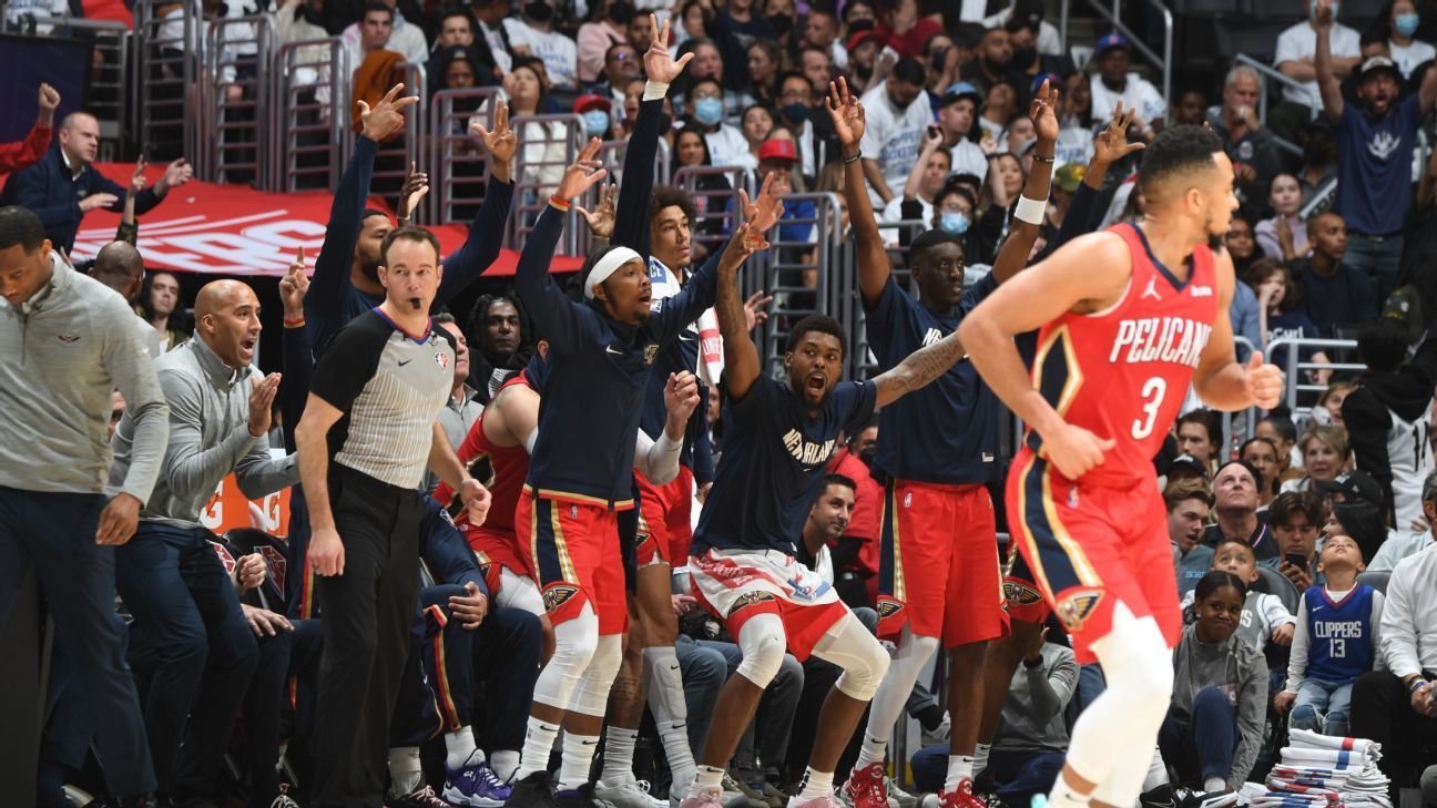 Pelicans lose big lead in third quarter, then rally past Clippers in fourth to r..