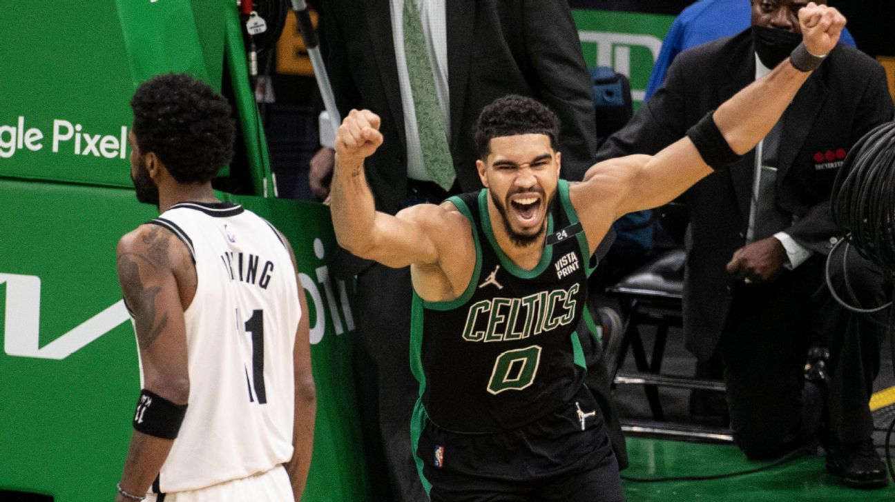 Jayson Tatum's layup at buzzer gives Boston Celtics win over Brooklyn Nets in Ga..