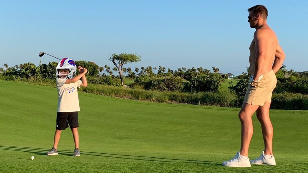 Tom Brady and Josh Allen trade online smack talk ahead of The Match golf event