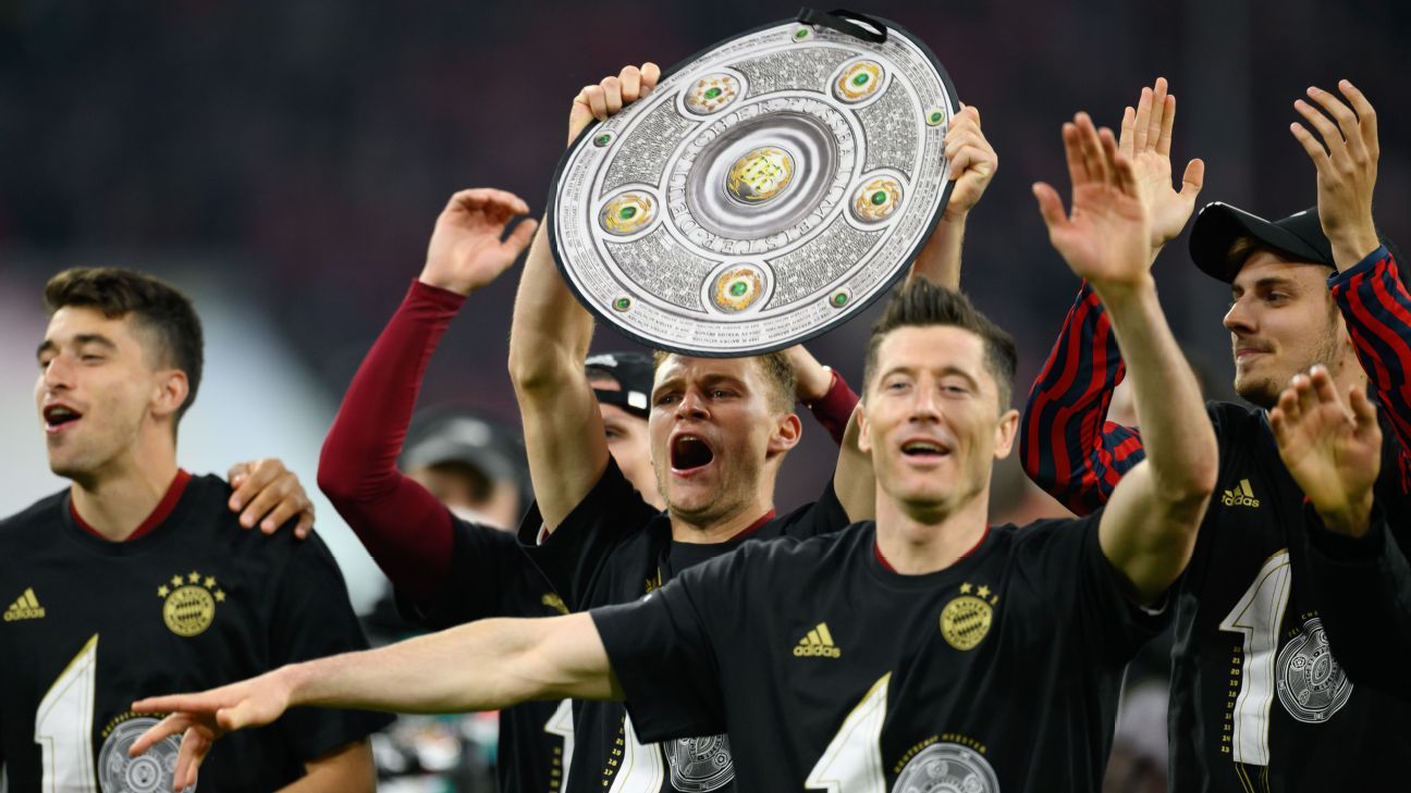 Bundesliga: Bayern Munich 90 minutes away from clinching 7th straight title