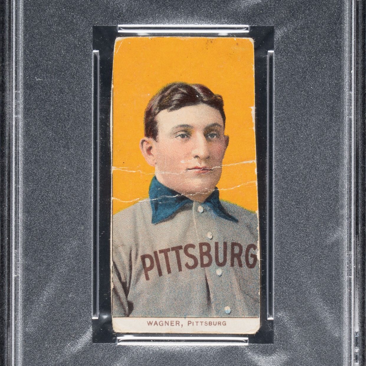 Rare Honus Wagner T206 baseball card sells at auction for $2.1