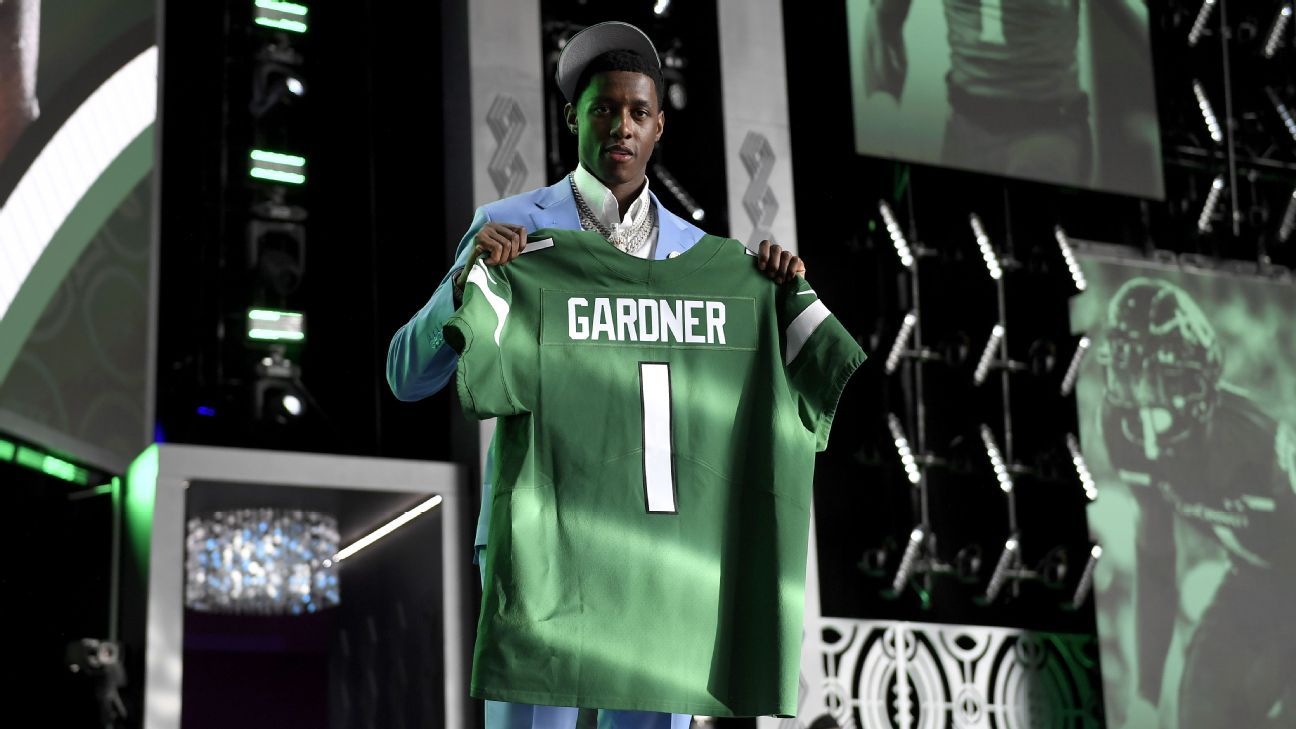 New York Jets land CB Ahmad 'Sauce' Gardner, WR Garrett Wilson in first round of..
