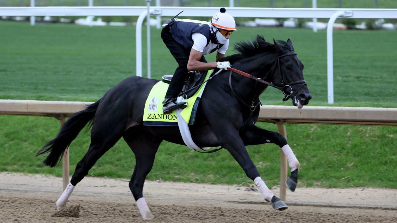 Zandon opens as 3-1 favorite for Kentucky Derby at Churchill Downs