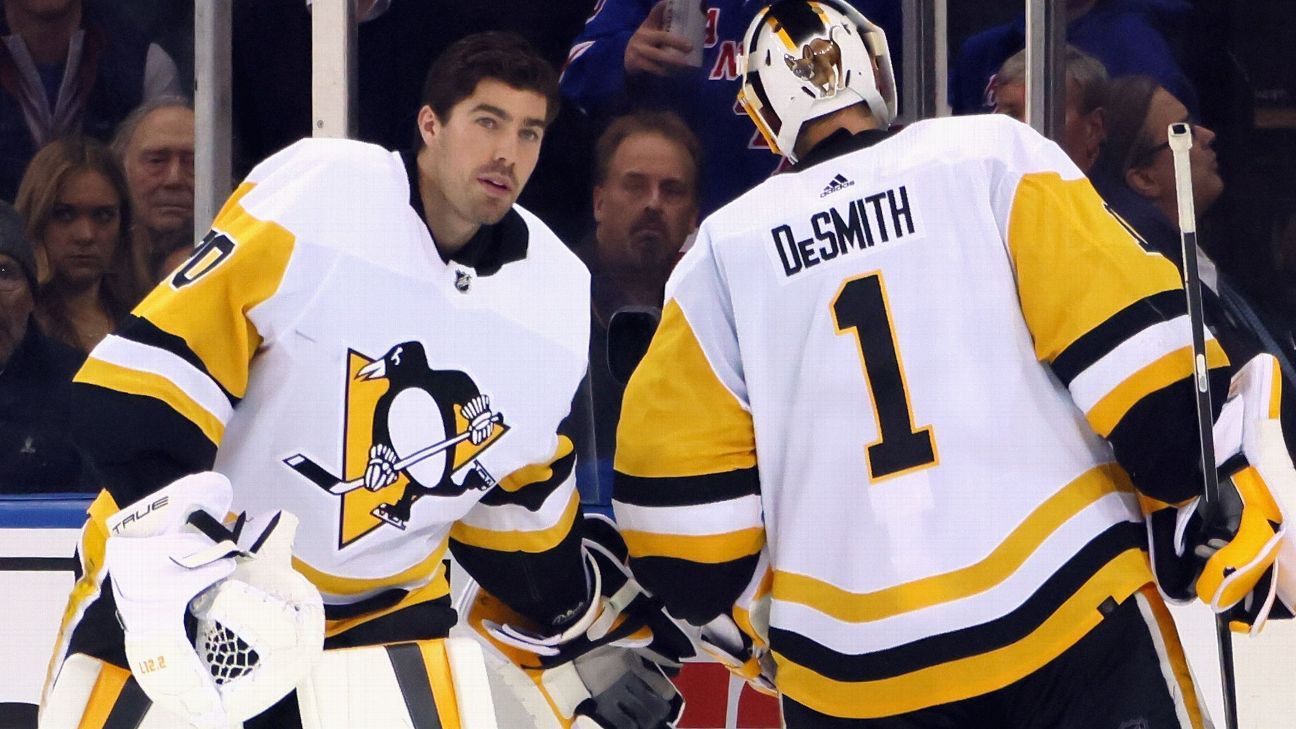 Penguins goalie Louis Domingue's door could be reopening with Tristan Jarry  sidelined