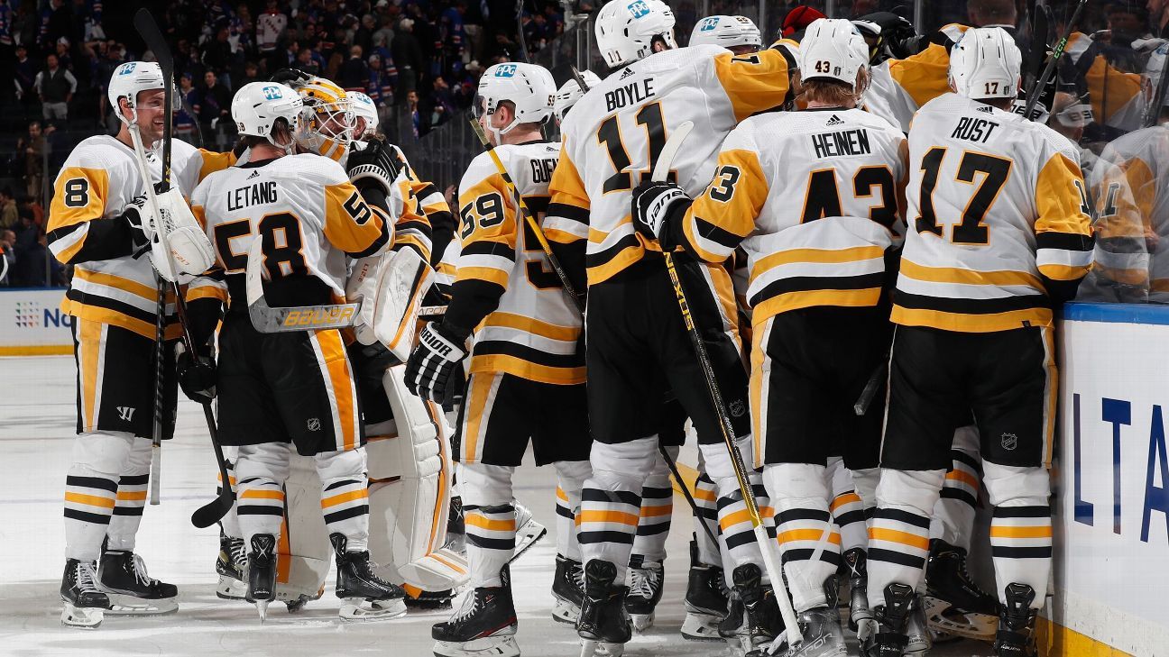 Evgeni Malkin, Pittsburgh Penguins edge New York Rangers in overtime thriller as..