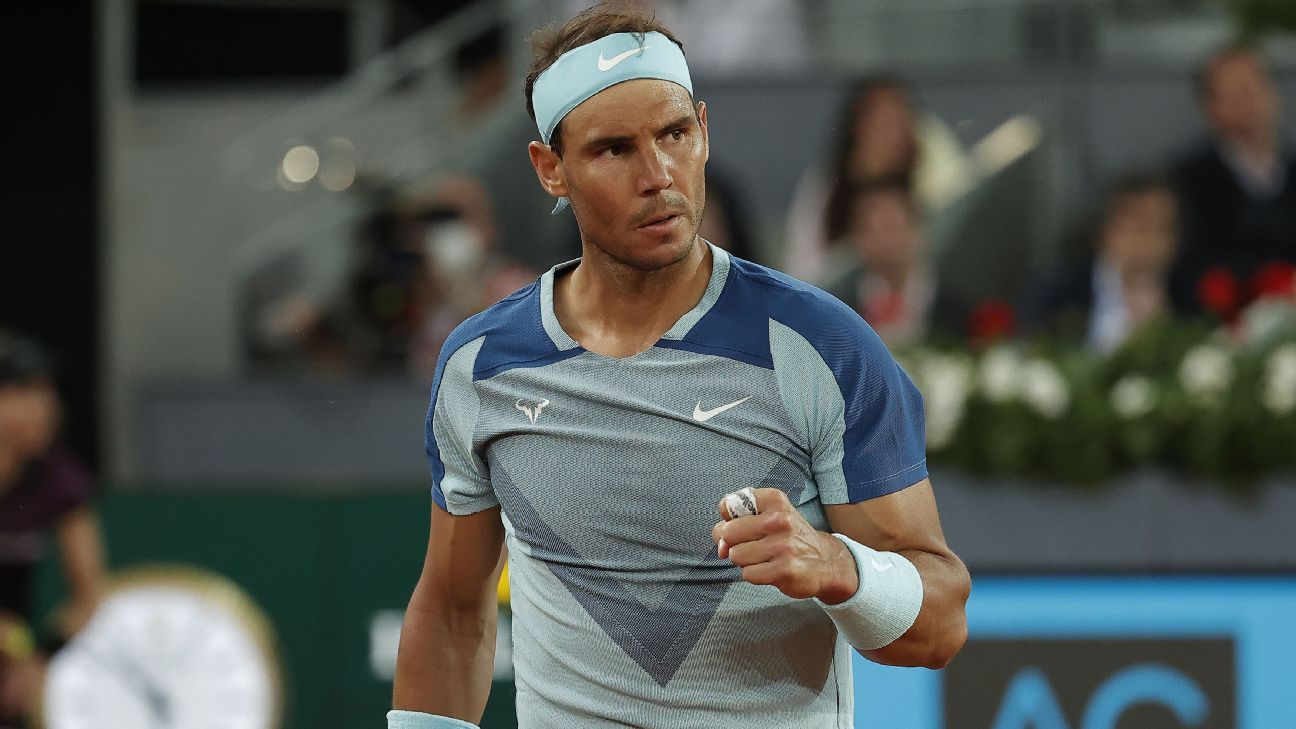 Rafael Nadal Will Play in Madrid Open Following Rib Injury