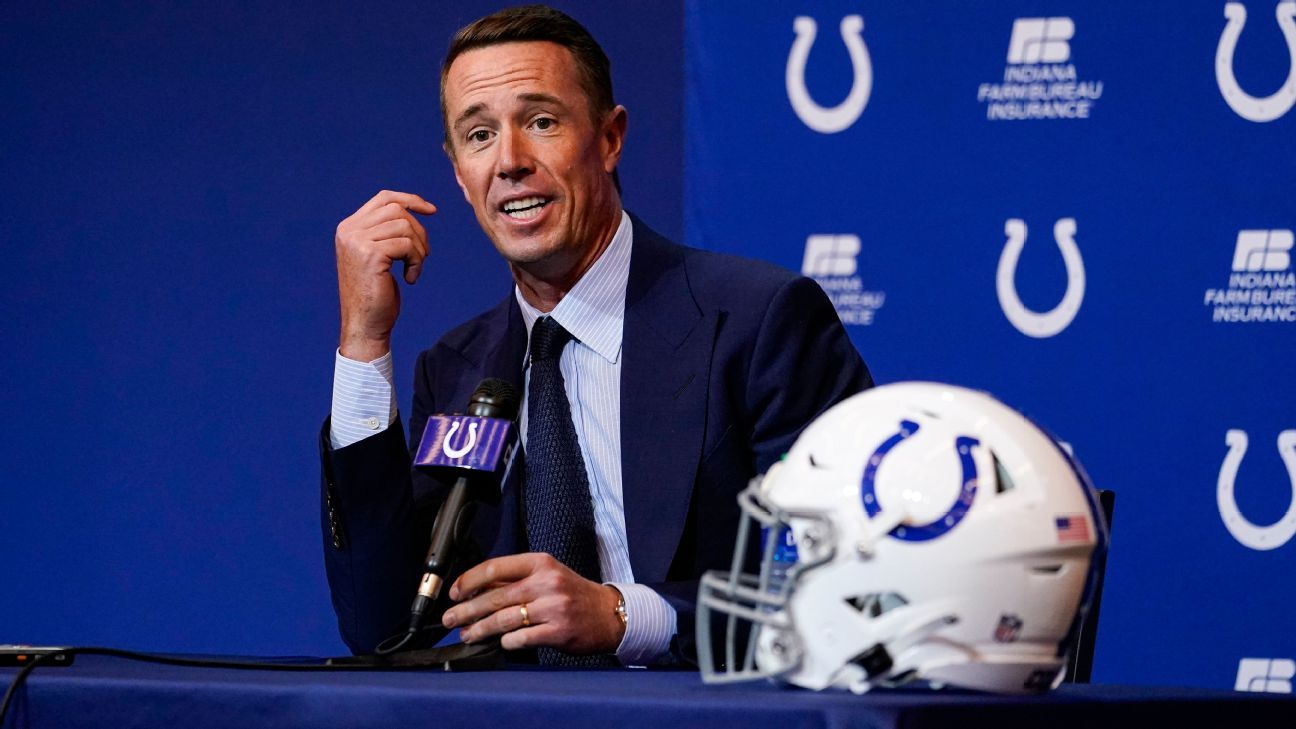 Veteran QB Matt Ryan brings 'a breath of fresh air' to Indianapolis Colts