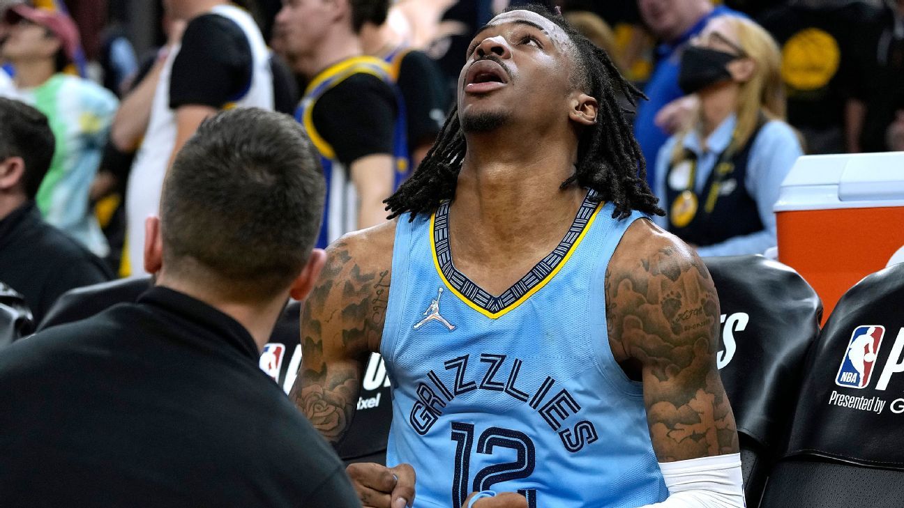 Memphis Grizzlies star Ja Morant ruled out for Game 4 at Golden State Warriors d..