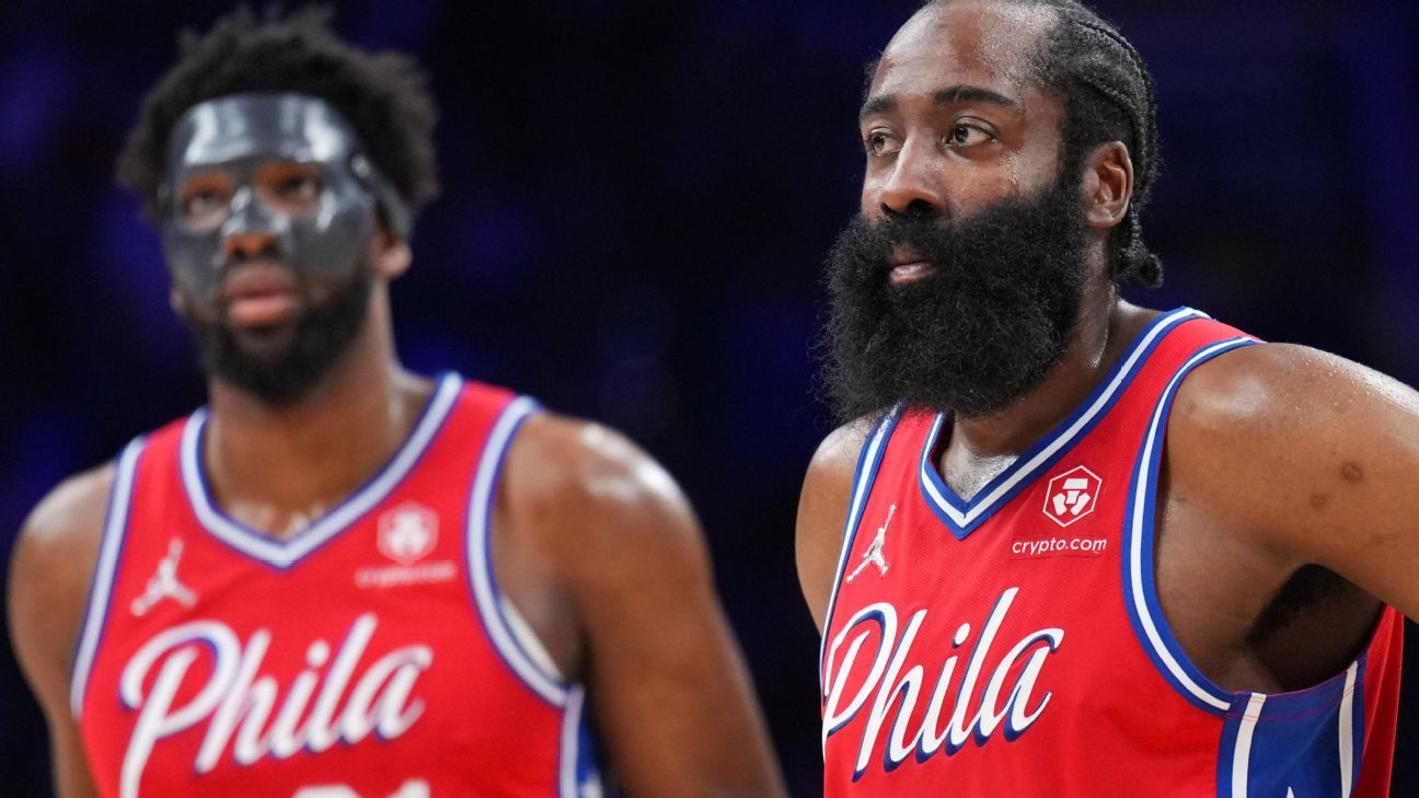 NBA Playoffs: Fans roast James Harden's outfit for 76ers Game 1