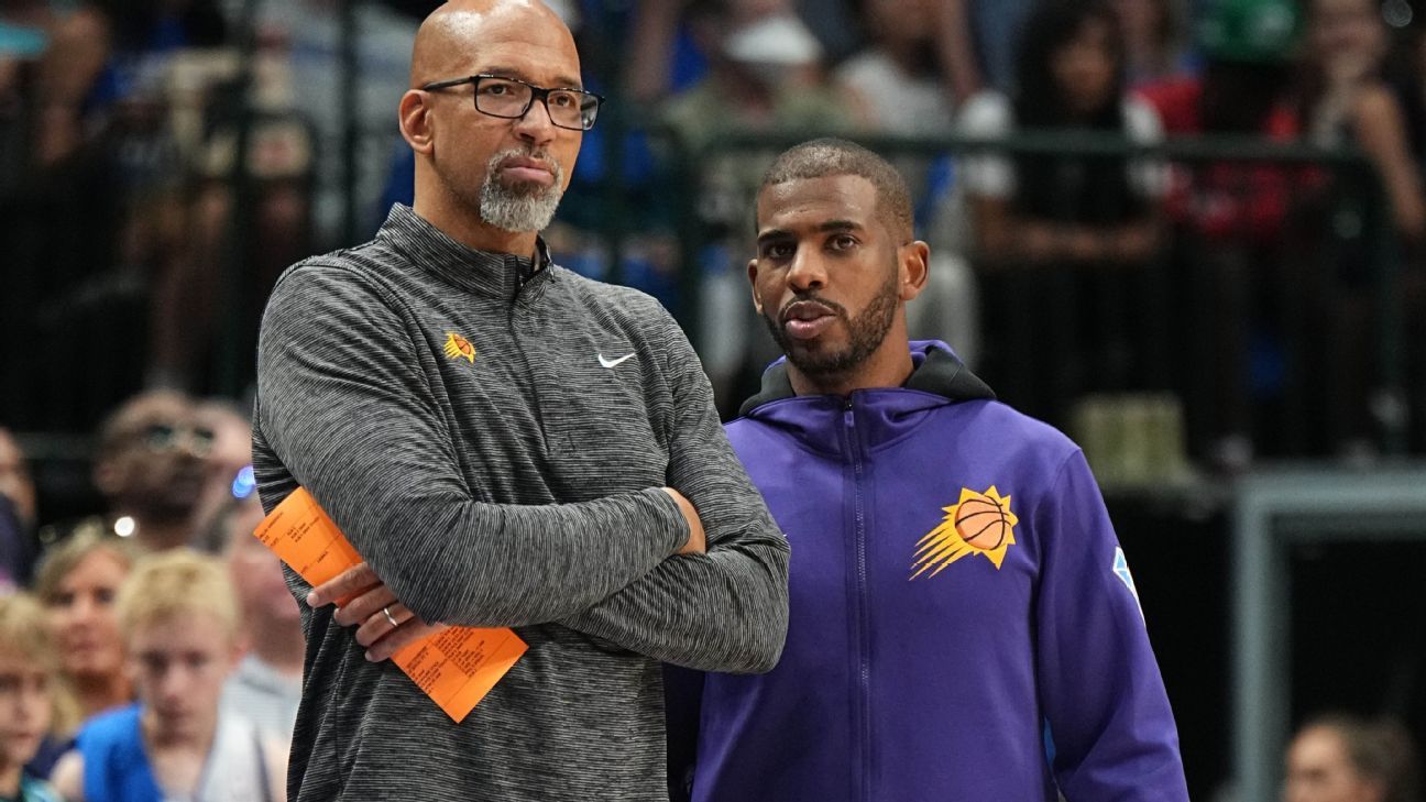 Phoenix Suns coach Monty Williams suggests creating special sections for players..