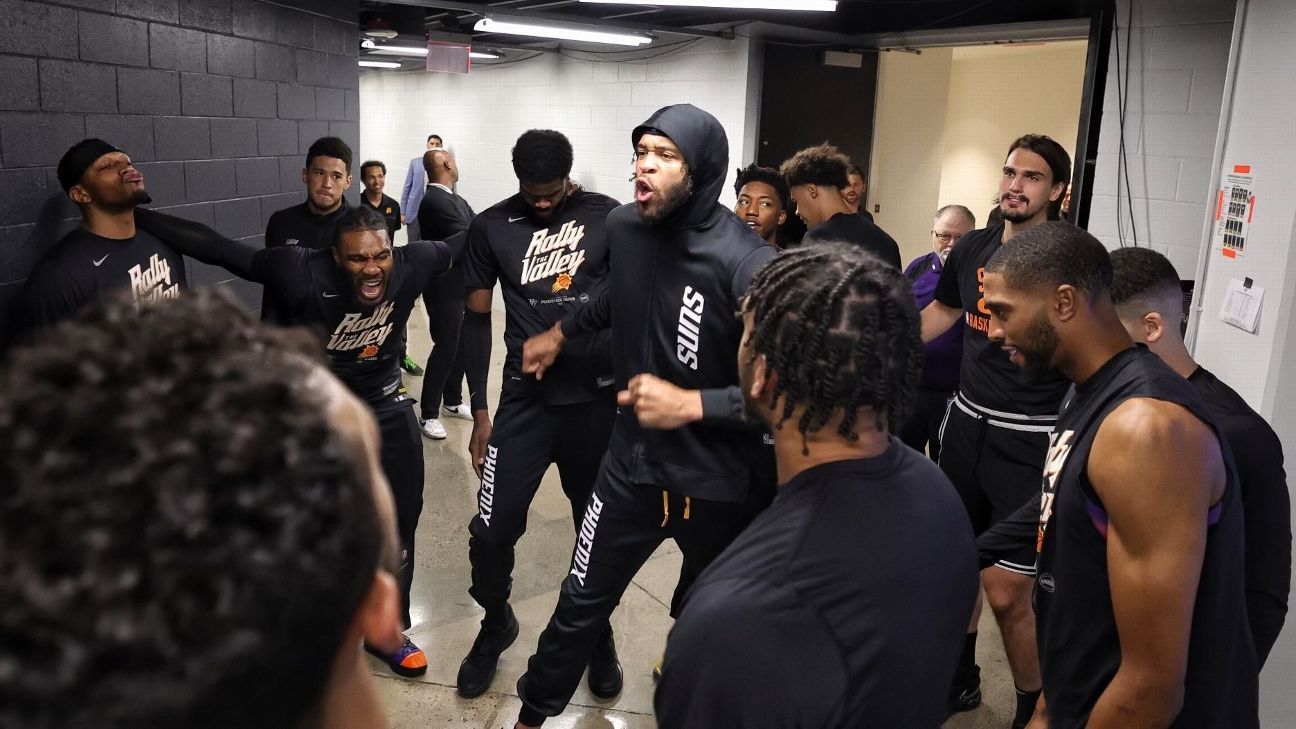 Inside the Phoenix Suns' chaotic, beautiful and galvanizing pregame routine