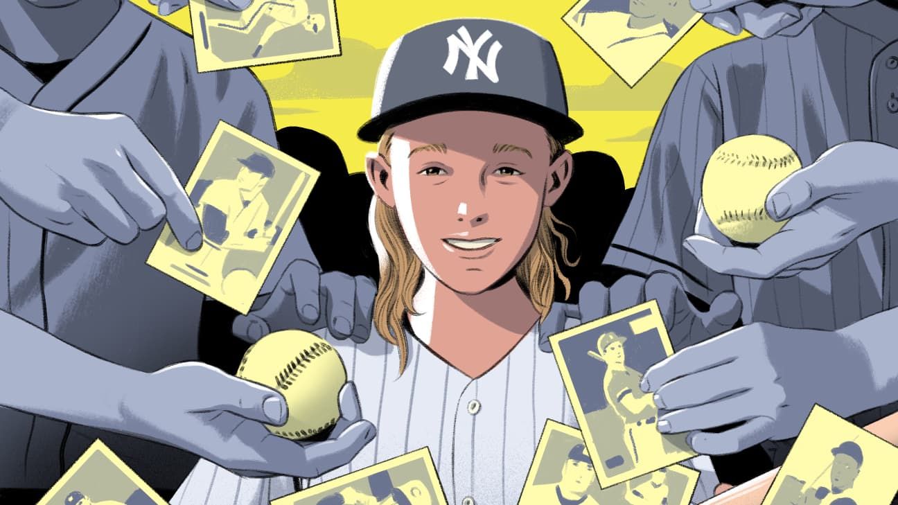 Ryan Hockensmith on X: In March, 11-year-old Elyjah Blankenberg lost his  precious autograph book—including his favorite player's signature—at a  Yankees spring training game. This is the story of how a missing binder