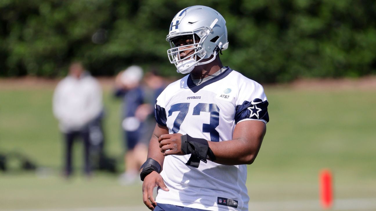 Tyler Smith, novato de los Dallas Cowboys, se niega a verse frenado por