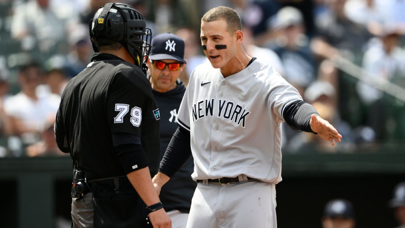 Yankees first baseman Anthony Rizzo shut down for the season with  post-concussion syndrome - NBC Sports