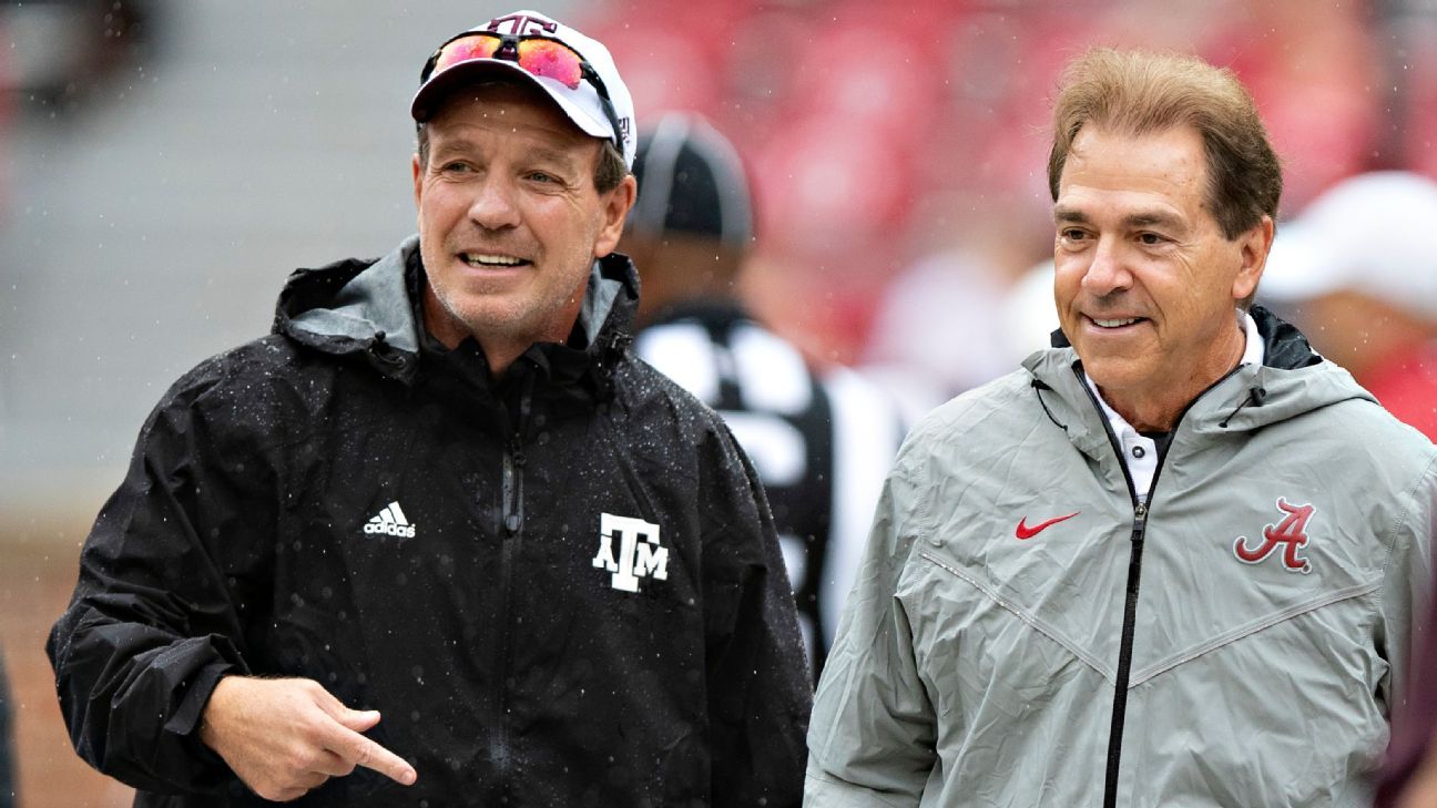 Jimbo Fisher says 'no ill will' toward Nick Saban after feud earlier this year