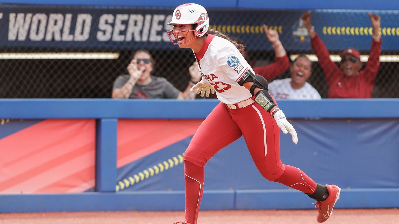 Tiare Jennings, Jana Johns hit slams, Jordy Bahl returns as Oklahoma