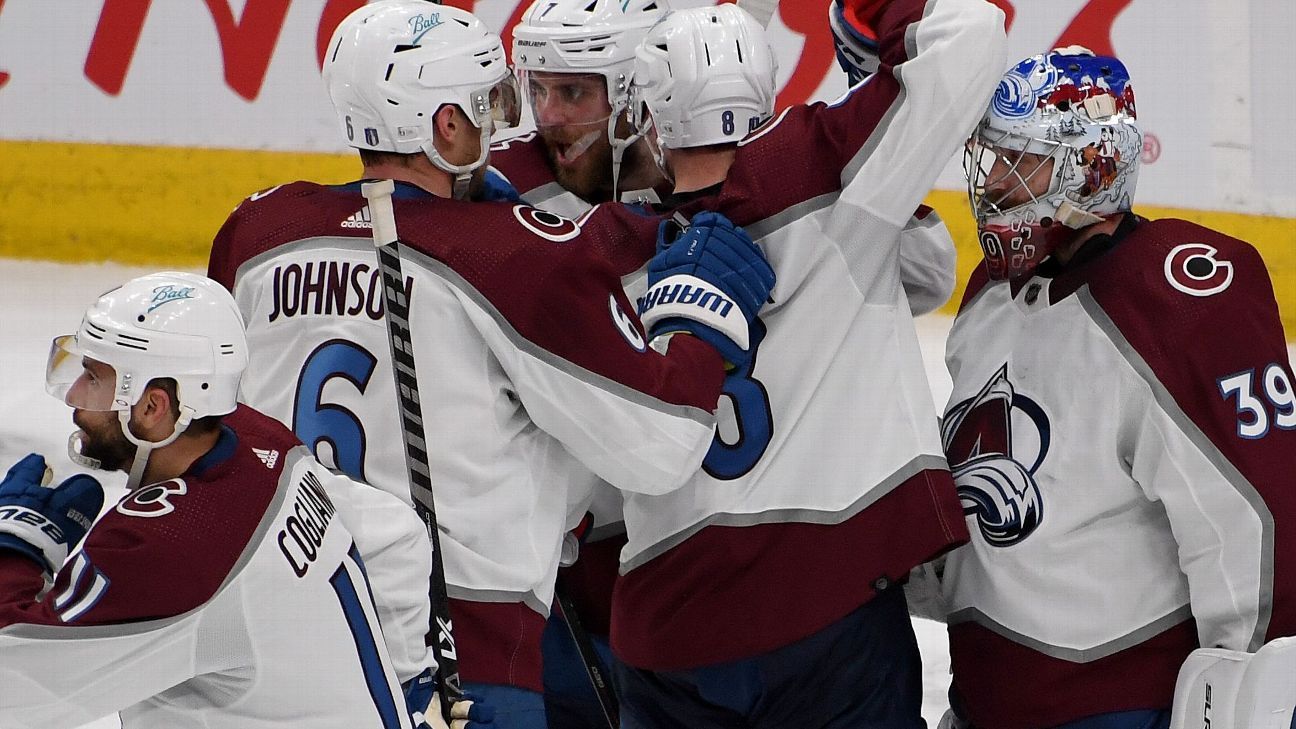 Now just one win from Stanley Cup Final, Colorado Avalanche simply 'playing the right way' - ESPN
