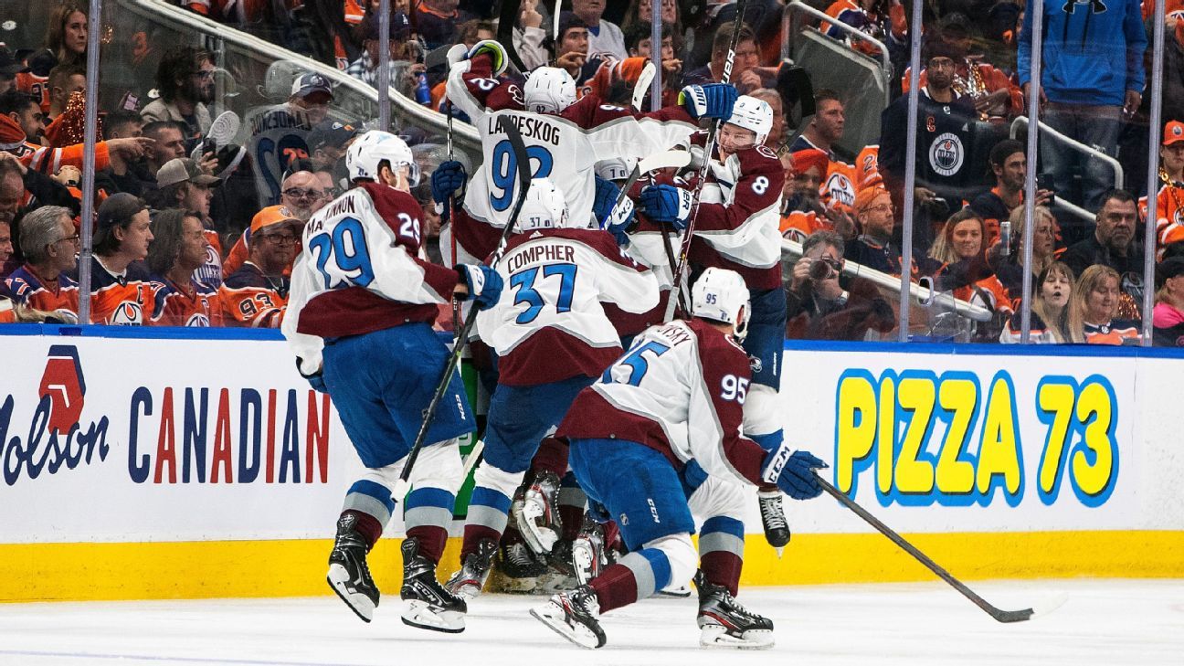 Colorado Avalanche win Game 1 of Stanley Cup Final in overtime