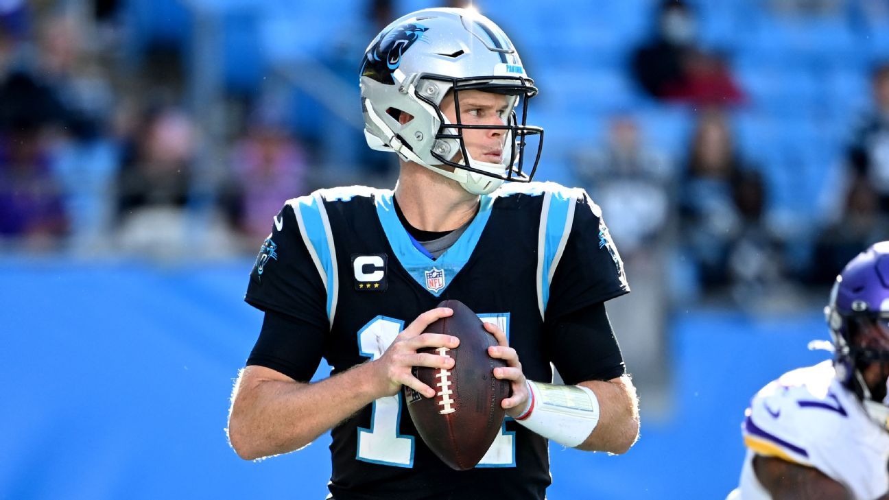 Panthers beat Bills at home after Mayfield, Darnold account for 3 touchdowns