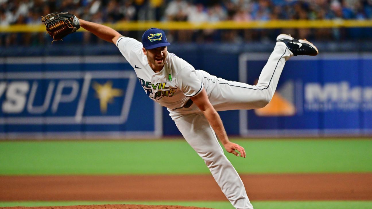 Jason Adam - Tampa Bay Rays Relief Pitcher - ESPN