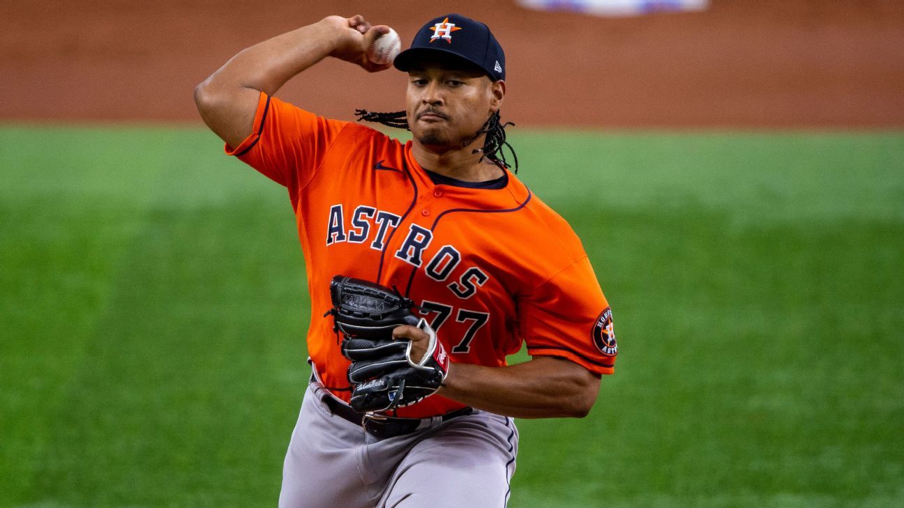 Astros' Luis Garcia, Phil Maton each toss immaculate inning … against the  same batters! – NBC Sports Philadelphia