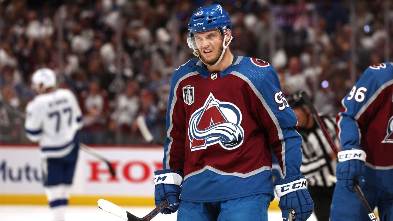 Colorado Avalanche travel without injured Andre Burakovsky ahead of Game 3 of St..
