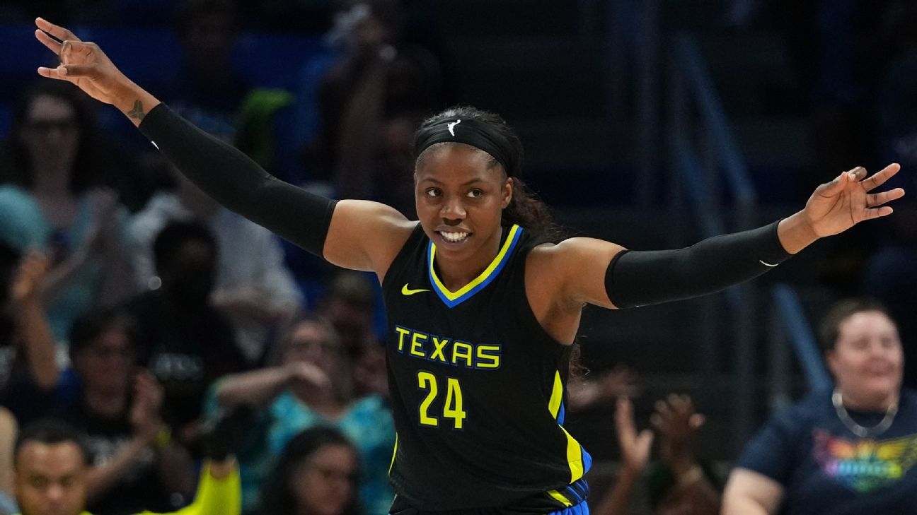 Arike Ogunbowale ha promediado 20.6 puntos y 2.5 triples por partido en seis temporadas de la WNBA.
