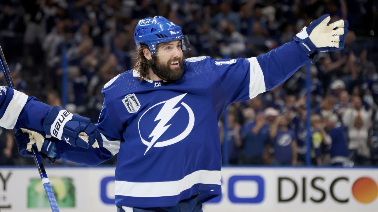 2022 Stanley Cup Final - Pat Maroon is the Tampa Bay Lightning's