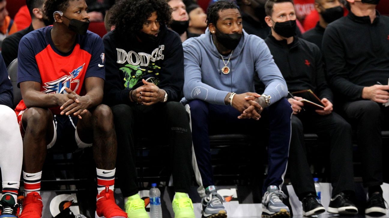 John Wall of the Houston Rockets poses for a portrait during Content