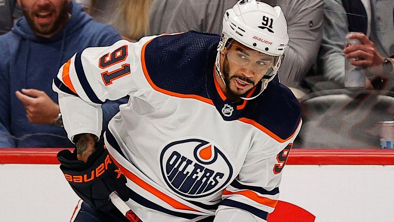 Evander Kane, Edmonton Oilers return to play San Jose Sharks