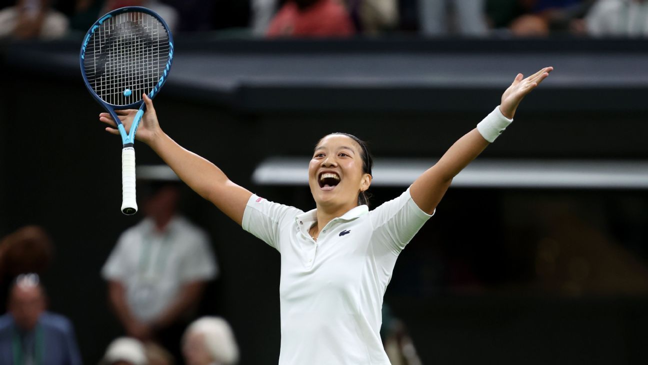 Harmony restored at Wimbledon after doubles bust-up between Tan and  Korpatsch