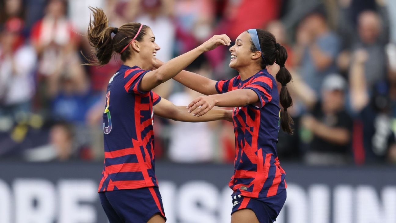 Sophia Smith, Mallory Pugh and USWNT focus on World Cup 2023