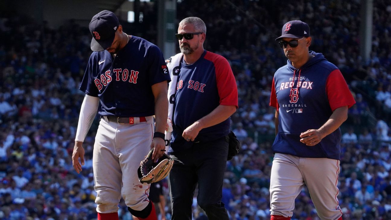 Red Sox SS Xander Bogaerts needed 7 stitches after thigh injury vs