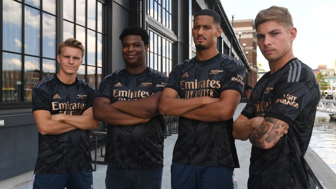 ESPN UK on X: Arsenal have dropped a new pre-match shirt