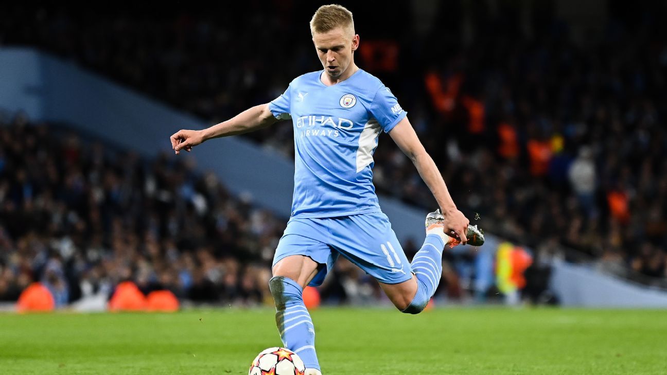Arsenal sign Oleksandr Zinchenko from Manchester City ESPN
