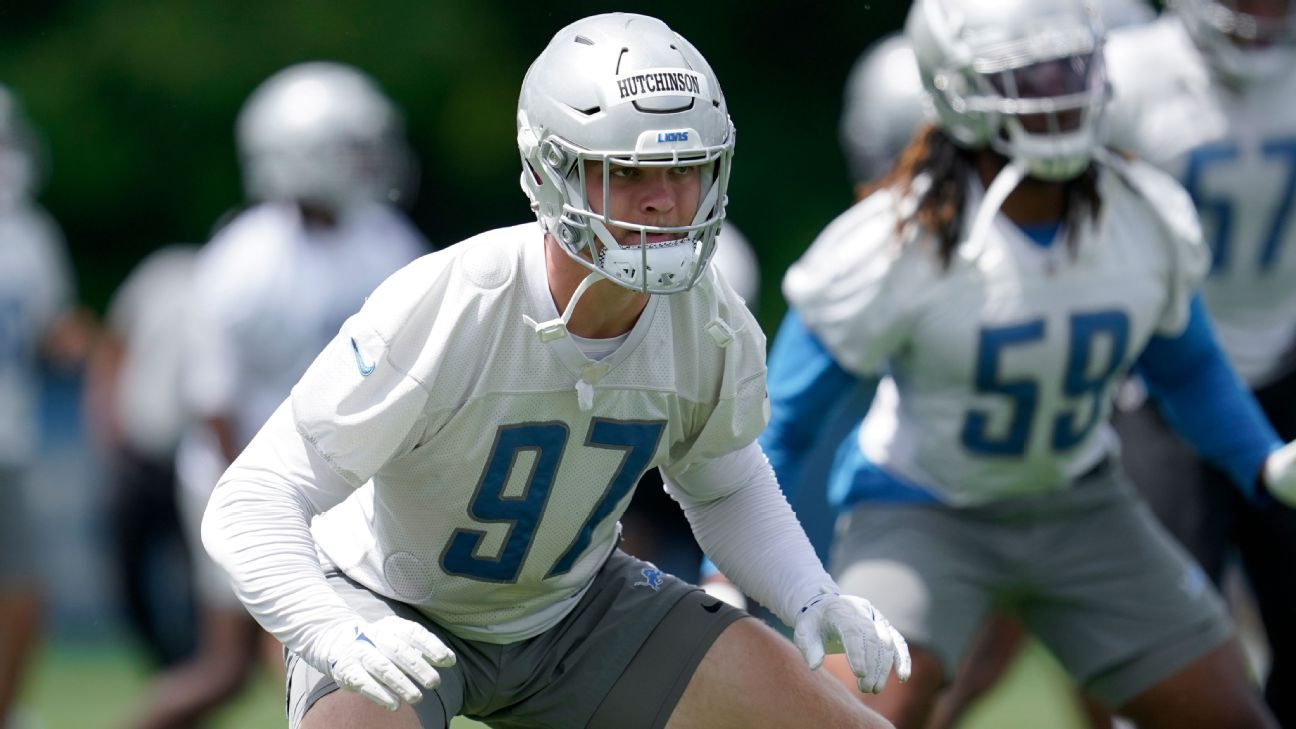 Detroit Lions' Aidan Hutchinson 'confident' after first-round pick