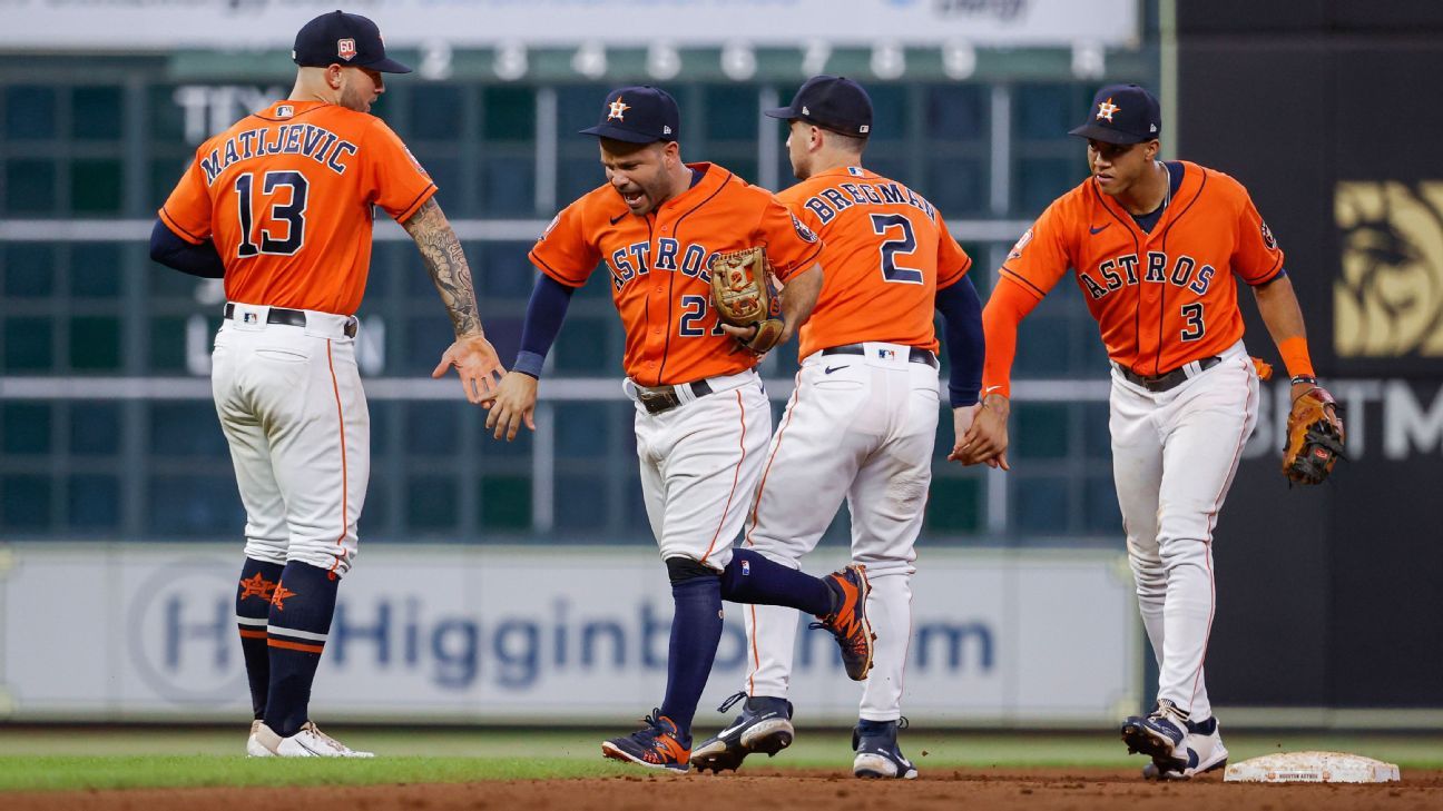 Sweep gives Astros season series vs. Yankees, but Aaron Boone says 'it's not goi..