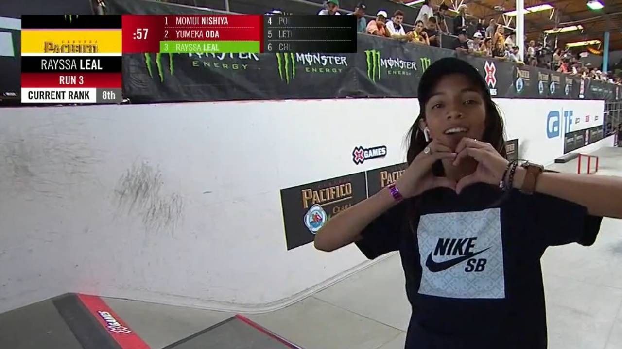 Rayssa Leal conquista segundo ouro no skate street do X-Games